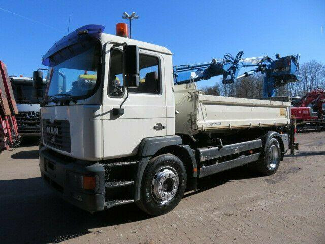 MAN 18.28 - Tipper, Crane truck: picture 1 MAN 18.28 - Tipper, Crane truck: picture 1
