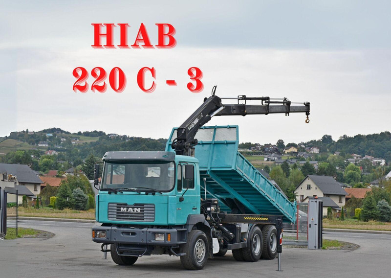 MAN 27-314 - Tipper, Crane truck: picture 1 MAN 27-314 - Tipper, Crane truck: picture 1