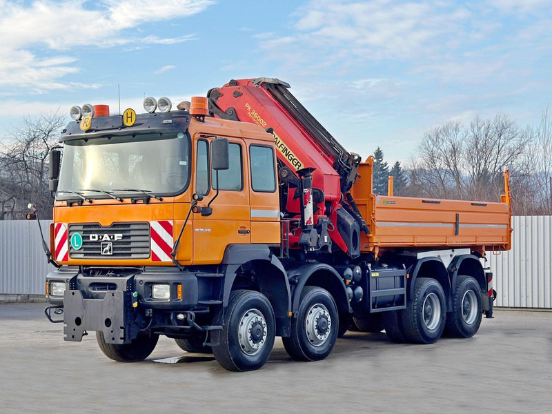 MAN 35.414 * PALFINGER PK 36002 +FUNK / 8x6 - Tipper, Crane truck: picture 4 MAN 35.414 * PALFINGER PK 36002 +FUNK / 8x6 - Tipper, Crane truck: picture 4