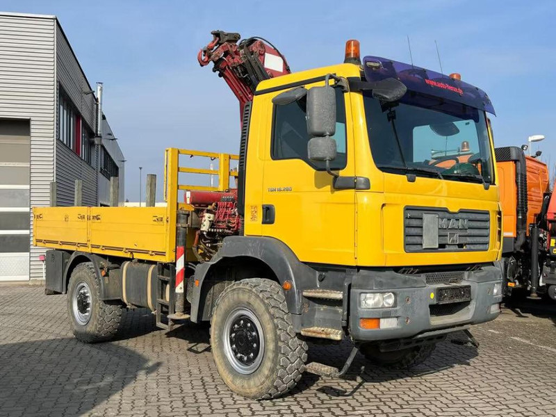 MAN TG-M 18.280 / 4x4 / Crane - Dropside/ Flatbed truck, Crane truck: picture 3 MAN TG-M 18.280 / 4x4 / Crane - Dropside/ Flatbed truck, Crane truck: picture 3