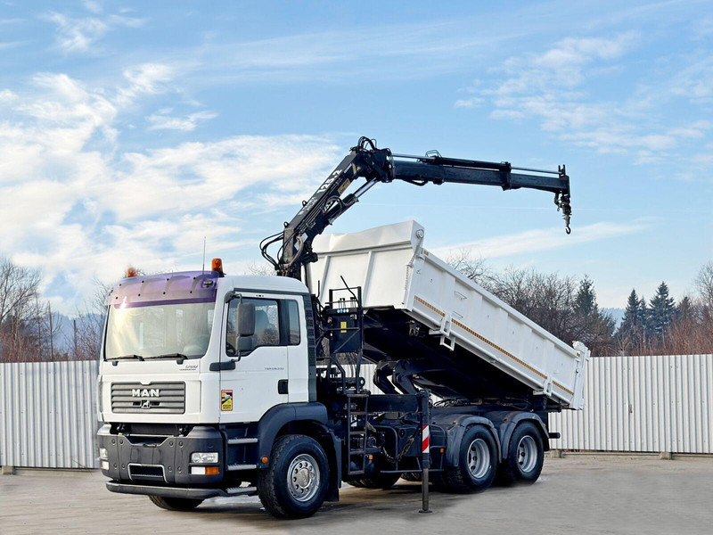 MAN TGA 26.350 * KIPPER 4,90m + TEREX ATLAS * 6x4 * - Tipper: picture 2 MAN TGA 26.350 * KIPPER 4,90m + TEREX ATLAS * 6x4 * - Tipper: picture 2