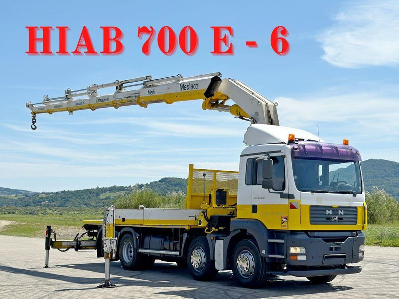 MAN TGA 35.430 * HIAB 700 E - 6 + FUNK* TOPZUSTAND - Dropside/ Flatbed truck, Crane truck: picture 1 MAN TGA 35.430 * HIAB 700 E - 6 + FUNK* TOPZUSTAND - Dropside/ Flatbed truck, Crane truck: picture 1