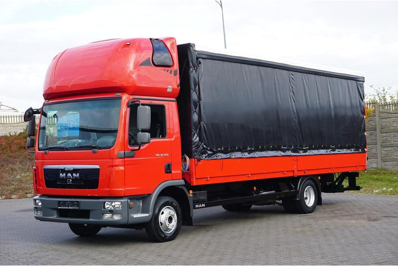 MAN TGL / 12.220 / E 5 / BURTOFIRANKA + WINDA / ŁAD. 5 855 KG / 17 P - Curtain side truck: picture 1 MAN TGL / 12.220 / E 5 / BURTOFIRANKA + WINDA / ŁAD. 5 855 KG / 17 P - Curtain side truck: picture 1