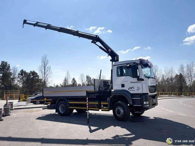MAN TGS 18.360 4x4 HMF 1720 K-4 HDS Crane Kran - Dropside/ Flatbed truck, Crane truck: picture 2 MAN TGS 18.360 4x4 HMF 1720 K-4 HDS Crane Kran - Dropside/ Flatbed truck, Crane truck: picture 2