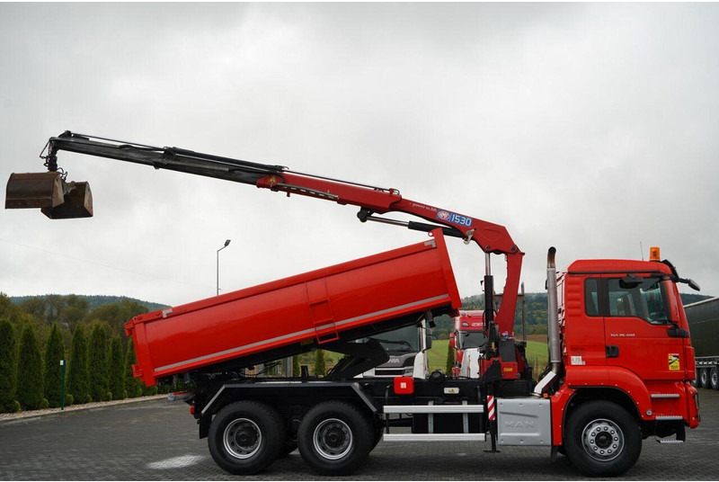 MAN TGS 26.400 / 6x4 / WYWROTKA 2 STRONNA + HDS HMF 1530 K2 / HYDR - Tipper, Crane truck: picture 5 MAN TGS 26.400 / 6x4 / WYWROTKA 2 STRONNA + HDS HMF 1530 K2 / HYDR - Tipper, Crane truck: picture 5