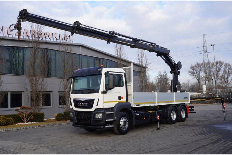 MAN TGS 26.400 + HIAB 244 EP-4 HIDUO crane - Dropside/ Flatbed truck, Crane truck: picture 4 MAN TGS 26.400 + HIAB 244 EP-4 HIDUO crane - Dropside/ Flatbed truck, Crane truck: picture 4