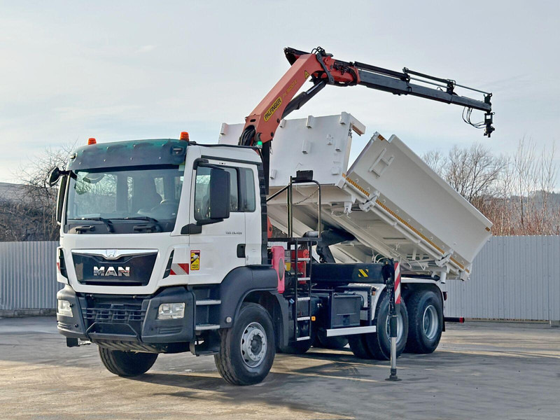 MAN TGS 26.400 * PALFINGER PK 16001 K + FUNK * 6x4 - Dropside/ Flatbed truck, Crane truck: picture 5 MAN TGS 26.400 * PALFINGER PK 16001 K + FUNK * 6x4 - Dropside/ Flatbed truck, Crane truck: picture 5