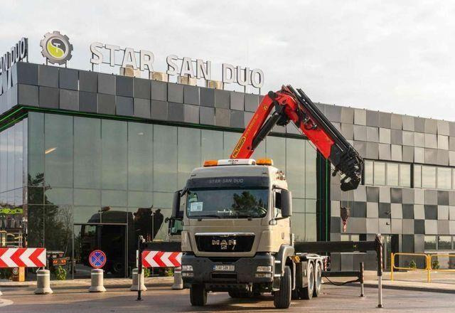 MAN TGS 26.480 6x6 PALFINGER PK 34002 SH Crane Winc - Dropside/ Flatbed truck, Crane truck: picture 4 MAN TGS 26.480 6x6 PALFINGER PK 34002 SH Crane Winc - Dropside/ Flatbed truck, Crane truck: picture 4