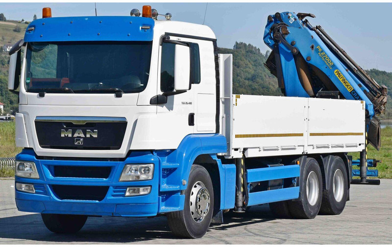 MAN TGS 26.480 * PK 27002 + JIB PJ060 + FUNK / 6x4 - Dropside/ Flatbed truck, Crane truck: picture 3 MAN TGS 26.480 * PK 27002 + JIB PJ060 + FUNK / 6x4 - Dropside/ Flatbed truck, Crane truck: picture 3