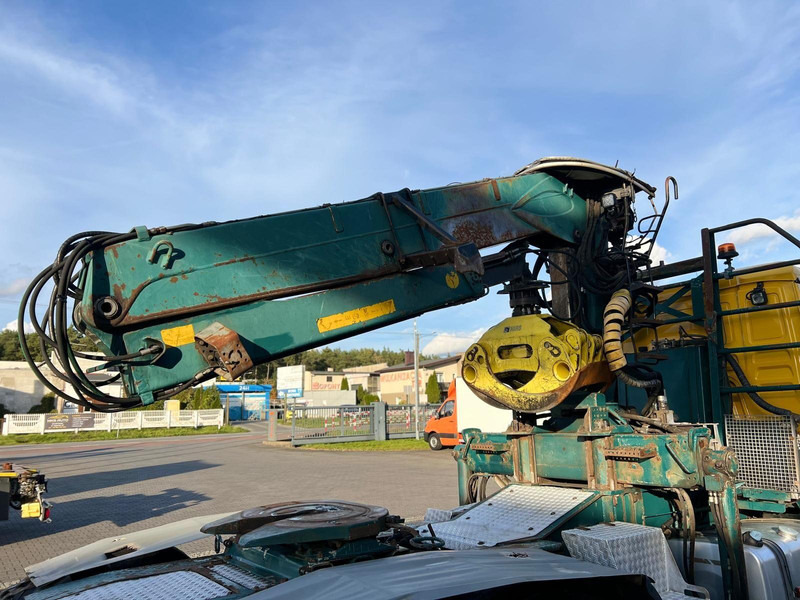 Timber truck, Crane truck for transportation of timber MAN TGS 26.540: picture 9