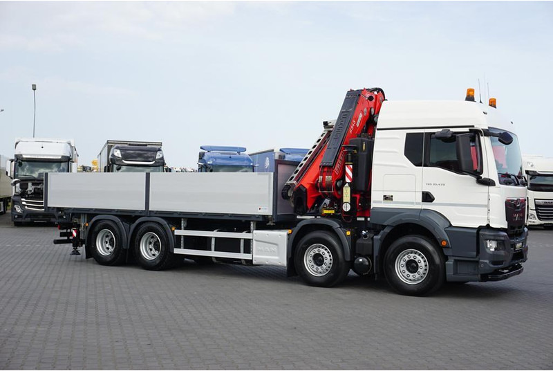 Dropside/ Flatbed truck, Crane truck MAN TGS / 35.470 / E 6 / SKRZYNIOWY + HDS / FASSI F 545 / ŁAD. 13 10: picture 6 Dropside/ Flatbed truck, Crane truck MAN TGS / 35.470 / E 6 / SKRZYNIOWY + HDS / FASSI F 545 / ŁAD. 13 10: picture 6