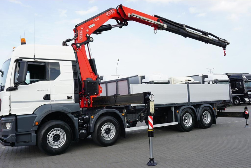 Dropside/ Flatbed truck, Crane truck MAN TGS / 35.470 / E 6 / SKRZYNIOWY + HDS / FASSI F 545 / ŁAD. 13 10: picture 17 Dropside/ Flatbed truck, Crane truck MAN TGS / 35.470 / E 6 / SKRZYNIOWY + HDS / FASSI F 545 / ŁAD. 13 10: picture 17