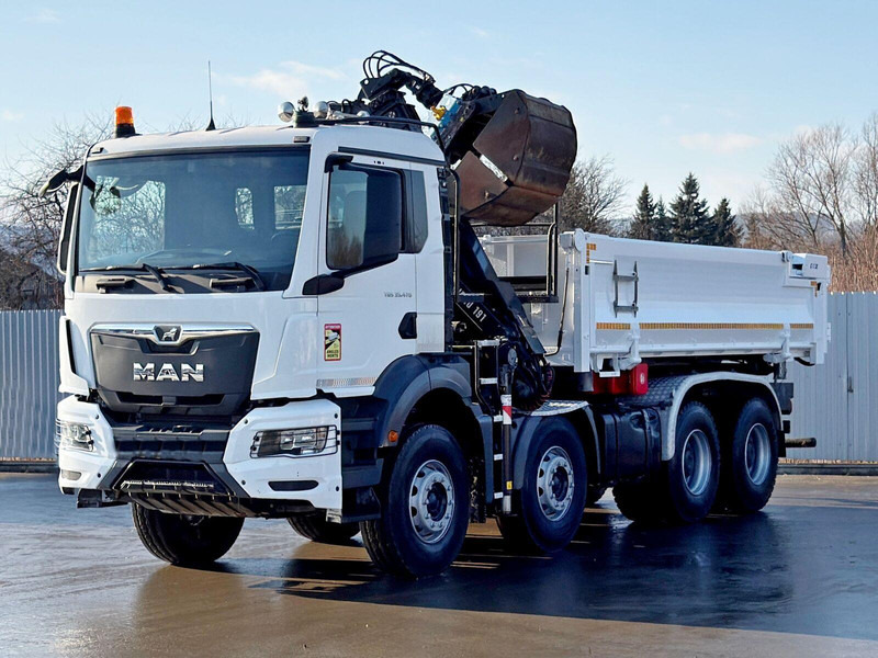 MAN TGS 35.470 * KIPPER 5,10m + KRAN * TOPZUSTAND - Dropside/ Flatbed truck, Crane truck: picture 4 MAN TGS 35.470 * KIPPER 5,10m + KRAN * TOPZUSTAND - Dropside/ Flatbed truck, Crane truck: picture 4