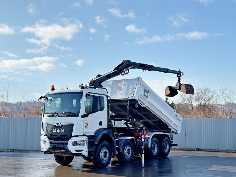 MAN TGS 35.470 * KIPPER 5,10m + KRAN * TOPZUSTAND - Dropside/ Flatbed truck, Crane truck: picture 2 MAN TGS 35.470 * KIPPER 5,10m + KRAN * TOPZUSTAND - Dropside/ Flatbed truck, Crane truck: picture 2