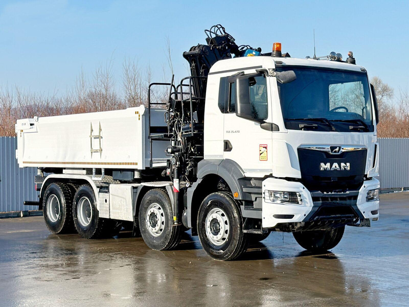 MAN TGS 35.470 * KIPPER 5,10m + KRAN * TOPZUSTAND - Dropside/ Flatbed truck, Crane truck: picture 3 MAN TGS 35.470 * KIPPER 5,10m + KRAN * TOPZUSTAND - Dropside/ Flatbed truck, Crane truck: picture 3