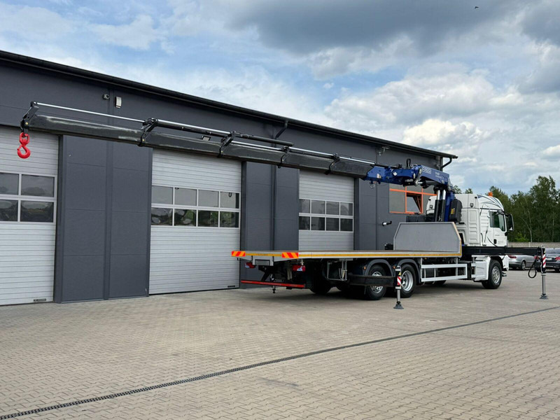 MAN TGS TGX 26.400 // E6 // 6x2 // platforma + FASSI F455RA.2.25 // - Dropside/ Flatbed truck, Crane truck: picture 3 MAN TGS TGX 26.400 // E6 // 6x2 // platforma + FASSI F455RA.2.25 // - Dropside/ Flatbed truck, Crane truck: picture 3