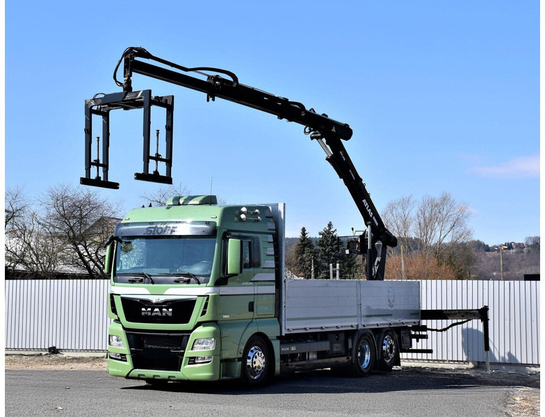 MAN TGX 26.440 Pritsche 6,60 m* ATLAS 125.2V-A12VB - Dropside/ Flatbed truck, Crane truck: picture 2 MAN TGX 26.440 Pritsche 6,60 m* ATLAS 125.2V-A12VB - Dropside/ Flatbed truck, Crane truck: picture 2