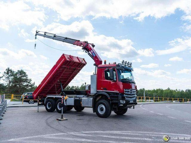 Mercedes-Benz AROCS 3345 6x6 HMF 3220 K hds Crane tipper - Tipper, Crane truck: picture 5 Mercedes-Benz AROCS 3345 6x6 HMF 3220 K hds Crane tipper - Tipper, Crane truck: picture 5