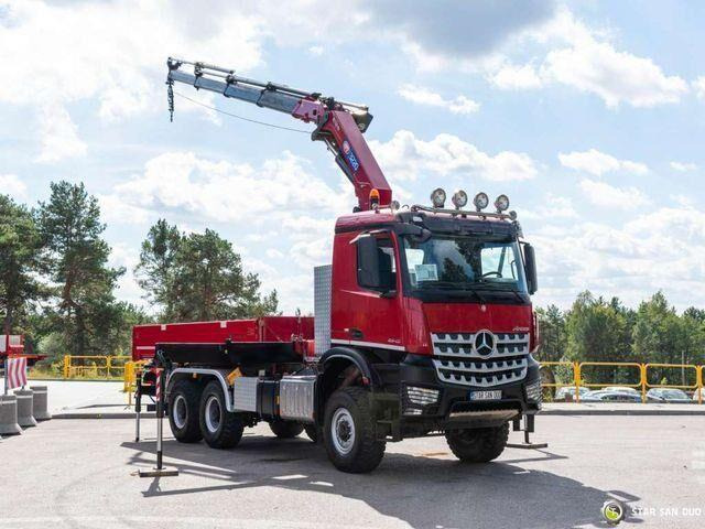 Mercedes-Benz AROCS 3345 6x6 HMF 3220 K hds Crane tipper - Tipper, Crane truck: picture 2 Mercedes-Benz AROCS 3345 6x6 HMF 3220 K hds Crane tipper - Tipper, Crane truck: picture 2