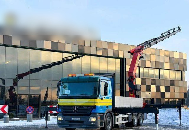 Mercedes-Benz MERCEDES BENZ ACTROS 3344 6x4 Palfinger PK 44002 - Dropside/ Flatbed truck, Crane truck: picture 1 Mercedes-Benz MERCEDES BENZ ACTROS 3344 6x4 Palfinger PK 44002 - Dropside/ Flatbed truck, Crane truck: picture 1