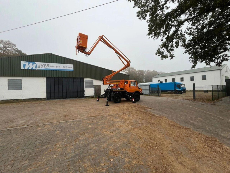Mercedes-Benz Unimog 1200 4x4 - Lifting basket - Truck mounted aerial platform, Crane truck: picture 5 Mercedes-Benz Unimog 1200 4x4 - Lifting basket - Truck mounted aerial platform, Crane truck: picture 5