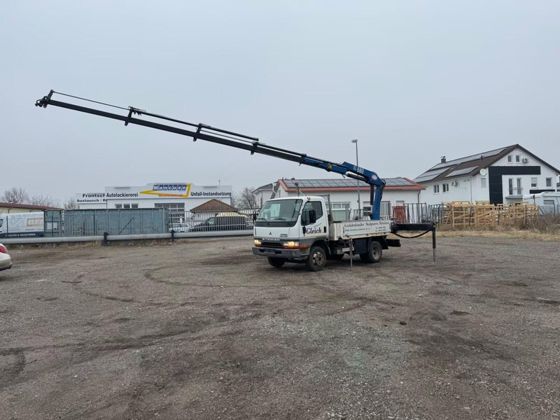 Mitsubishi Canter FE649 - Flatbed truck + crane leasing Mitsubishi Canter FE649 - Flatbed truck + crane: picture 7