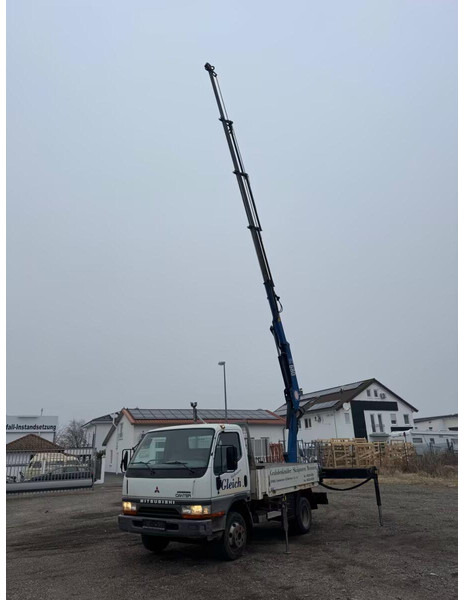Mitsubishi Canter FE649 - Flatbed truck + crane leasing Mitsubishi Canter FE649 - Flatbed truck + crane: picture 6