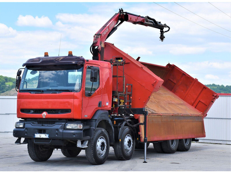 Renault KERAX 420 DCI Kipper 6,30m+FASSI F95AXS.21+FUNK - Tipper, Crane truck: picture 3 Renault KERAX 420 DCI Kipper 6,30m+FASSI F95AXS.21+FUNK - Tipper, Crane truck: picture 3