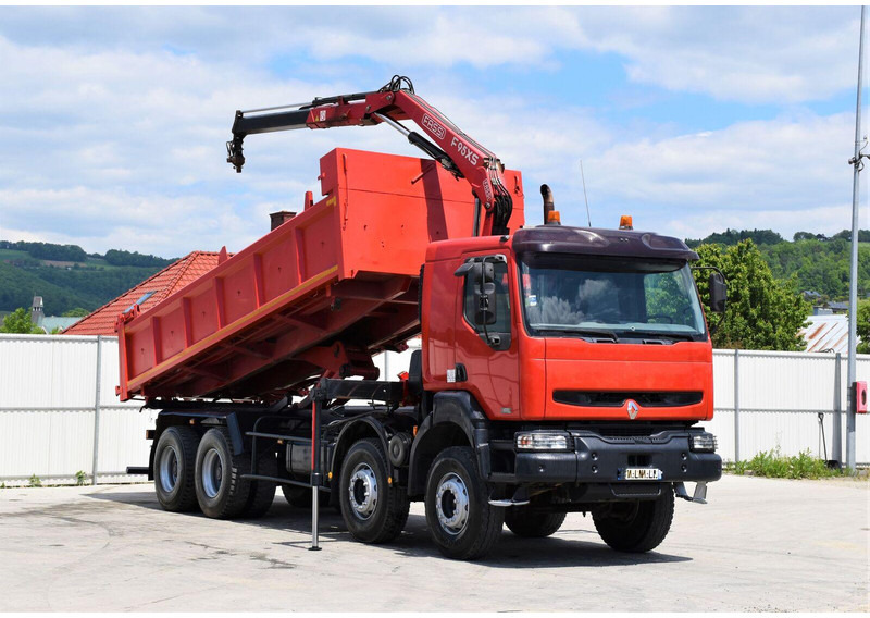 Renault KERAX 420 DCI Kipper 6,30m+FASSI F95AXS.21+FUNK - Tipper, Crane truck: picture 2 Renault KERAX 420 DCI Kipper 6,30m+FASSI F95AXS.21+FUNK - Tipper, Crane truck: picture 2
