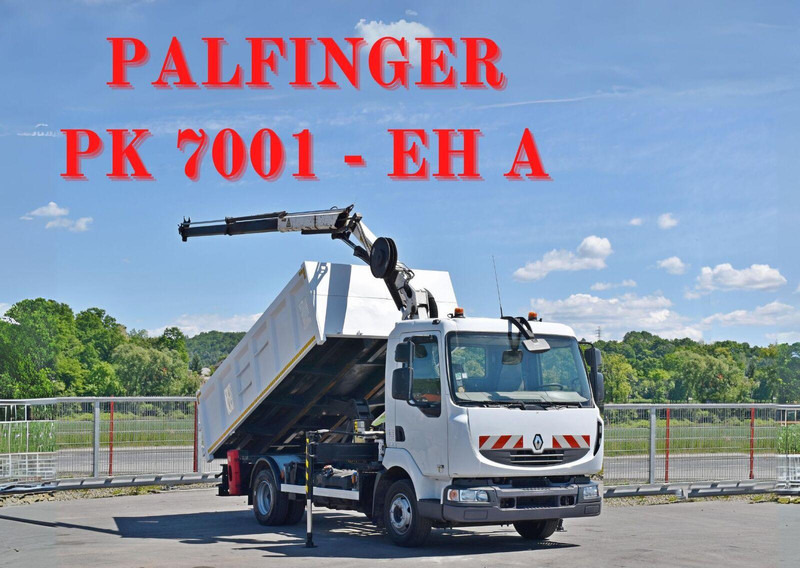 Renault MIDLUM 220 DXI - Tipper, Crane truck: picture 1 Renault MIDLUM 220 DXI - Tipper, Crane truck: picture 1