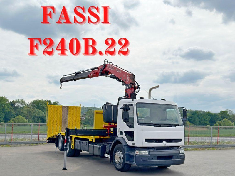 Renault PREMIUM 320 * FASSI F240B.22 + FUNK* TOP - Tow truck: picture 1 Renault PREMIUM 320 * FASSI F240B.22 + FUNK* TOP - Tow truck: picture 1