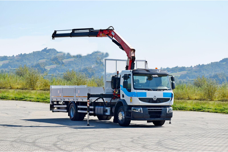 Renault Premium 310 DXI* FASSI F130AC.23+FUNK* TOP - Dropside/ Flatbed truck, Crane truck: picture 2 Renault Premium 310 DXI* FASSI F130AC.23+FUNK* TOP - Dropside/ Flatbed truck, Crane truck: picture 2