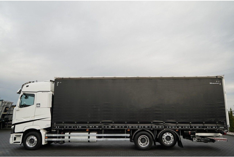 Renault T 440 / 6X2 / SOLÓWKA / FIRANKA 9.5 M / I-PARK COOL / WINDA / AL - Curtain side truck: picture 4 Renault T 440 / 6X2 / SOLÓWKA / FIRANKA 9.5 M / I-PARK COOL / WINDA / AL - Curtain side truck: picture 4