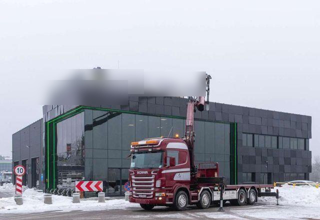 Scania R480 8x2 FASSI F800 BXP.26 Crane Fly Jib - Dropside/ Flatbed truck, Crane truck: picture 4 Scania R480 8x2 FASSI F800 BXP.26 Crane Fly Jib - Dropside/ Flatbed truck, Crane truck: picture 4