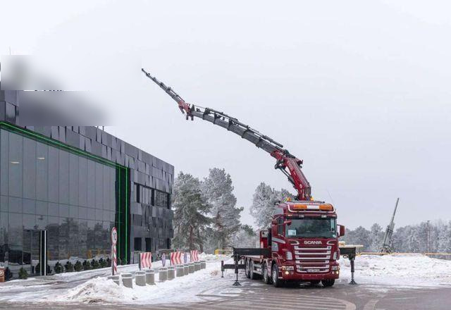 Scania R480 8x2 FASSI F800 BXP.26 Crane Fly Jib - Dropside/ Flatbed truck, Crane truck: picture 2 Scania R480 8x2 FASSI F800 BXP.26 Crane Fly Jib - Dropside/ Flatbed truck, Crane truck: picture 2