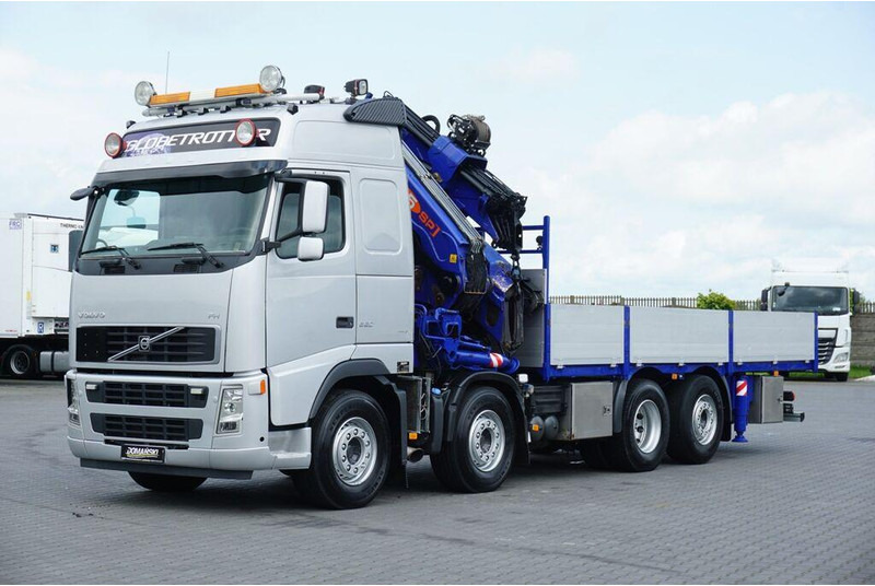 Volvo FH / 520 / 8 X 2 / SKRZYNIOWY + HDS / PM 85 SP + JIB J 1204 / WY - Dropside/ Flatbed truck, Crane truck: picture 3 Volvo FH / 520 / 8 X 2 / SKRZYNIOWY + HDS / PM 85 SP + JIB J 1204 / WY - Dropside/ Flatbed truck, Crane truck: picture 3