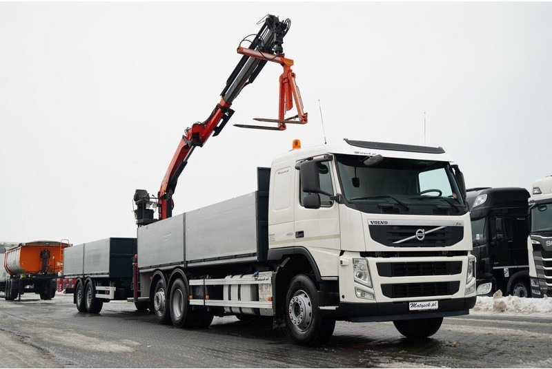 Volvo FM 450 / ZESTAW SKRZYNIOWY / HDS PALFINGER PK 16001-K / ROTATO - Dropside/ Flatbed truck, Crane truck: picture 4 Volvo FM 450 / ZESTAW SKRZYNIOWY / HDS PALFINGER PK 16001-K / ROTATO - Dropside/ Flatbed truck, Crane truck: picture 4