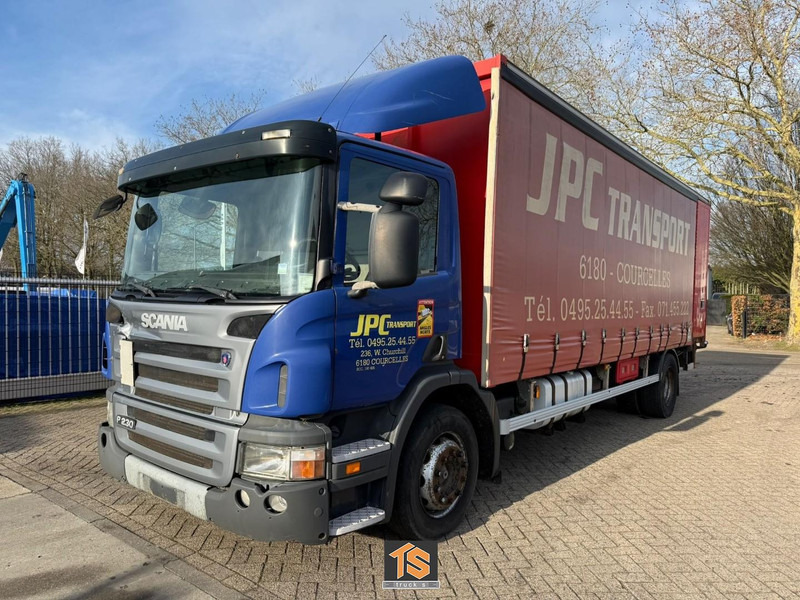 Scania P 230 EURO 4 - AUTOMATIC - 18 TON - SCHUIFZEIL/CURTAIN/GARDINEN - BELGIUM TRUCK - TOP! - Curtain side truck: picture 1 Scania P 230 EURO 4 - AUTOMATIC - 18 TON - SCHUIFZEIL/CURTAIN/GARDINEN - BELGIUM TRUCK - TOP! - Curtain side truck: picture 1