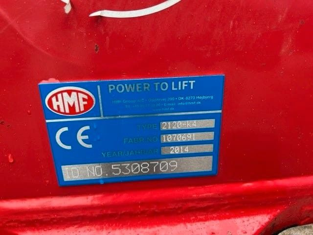 HMF 2120 K4 2014 CRANE KRAN REMOTE CONTROL - Truck mounted crane: picture 3 HMF 2120 K4 2014 CRANE KRAN REMOTE CONTROL - Truck mounted crane: picture 3