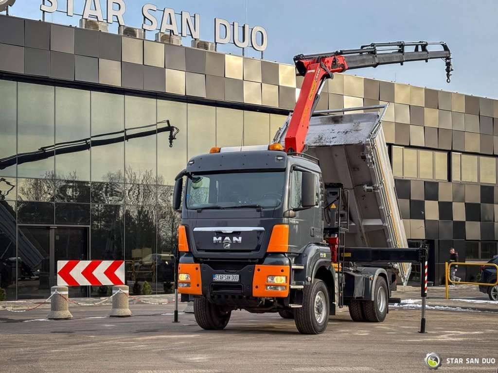 MAN TGS 18.480 PALFINGER PK 16502 HDS Crane,Kipper - Tipper: picture 3 MAN TGS 18.480 PALFINGER PK 16502 HDS Crane,Kipper - Tipper: picture 3
