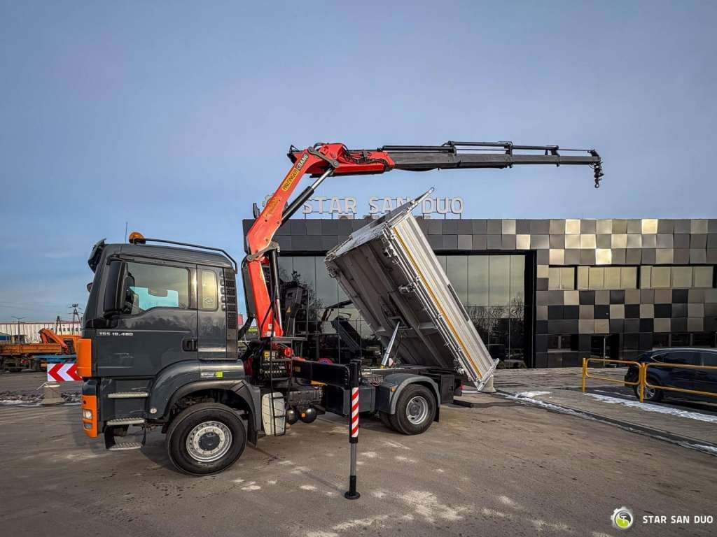 MAN TGS 18.480 PALFINGER PK 16502 HDS Crane,Kipper - Crane truck, Tipper: picture 2 MAN TGS 18.480 PALFINGER PK 16502 HDS Crane,Kipper - Crane truck, Tipper: picture 2