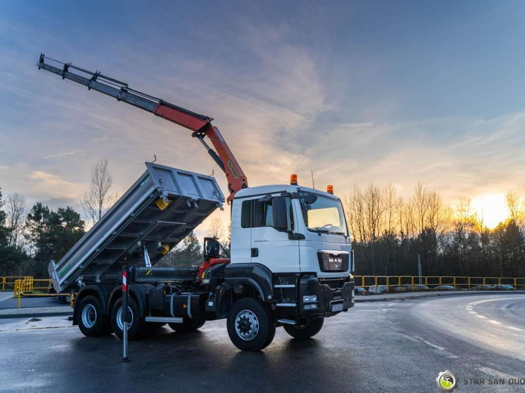 MAN TGS 26.360 6x6 PALFINGER PK 18001 EH Crane Kipe - Crane truck: picture 4 MAN TGS 26.360 6x6 PALFINGER PK 18001 EH Crane Kipe - Crane truck: picture 4
