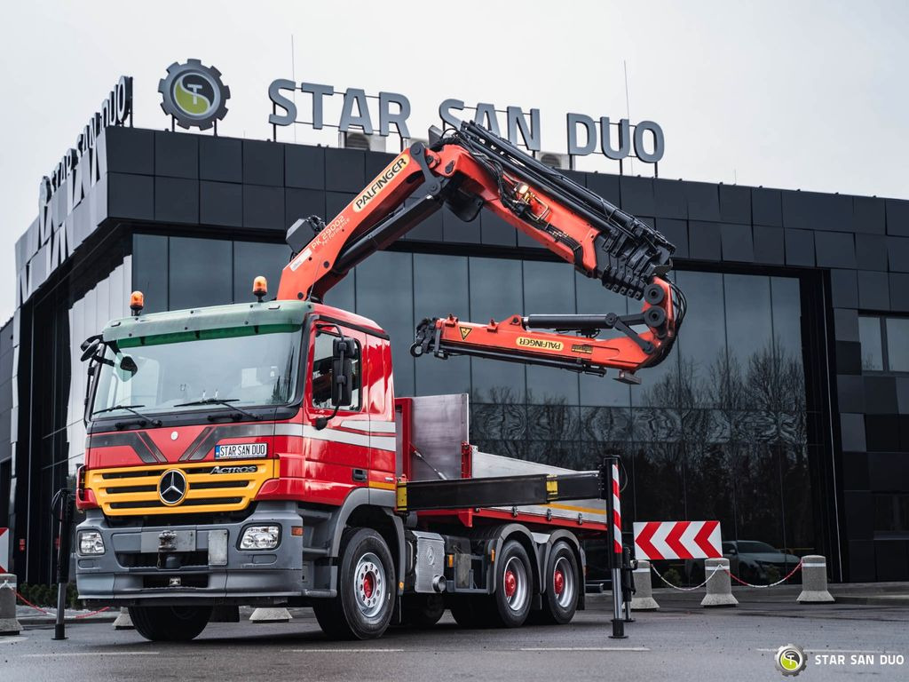 Mercedes-Benz ACTROS 2648 6x4 PALFINGER PK 29002 EURO 5 JIB - Crane truck, Dropside/ Flatbed truck: picture 1 Mercedes-Benz ACTROS 2648 6x4 PALFINGER PK 29002 EURO 5 JIB - Crane truck, Dropside/ Flatbed truck: picture 1