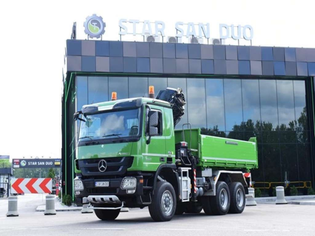 Mercedes-Benz ACTROS 3346 6x6 HIAB 244EP-4 Crane Kipper - Tipper: picture 3 Mercedes-Benz ACTROS 3346 6x6 HIAB 244EP-4 Crane Kipper - Tipper: picture 3