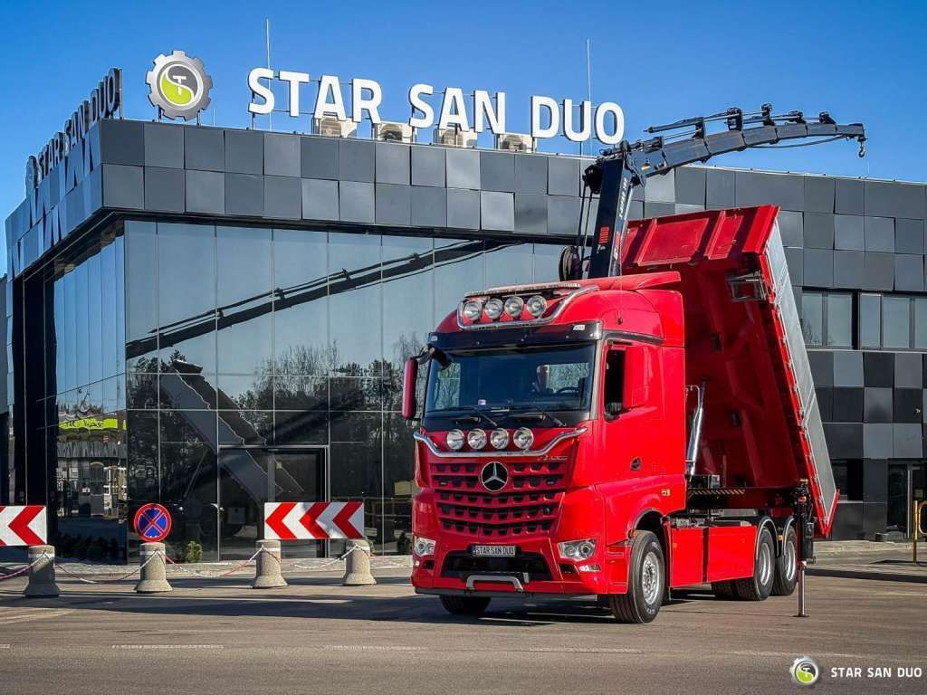 Mercedes-Benz  AROCS 3358L 6x4 HIAB 192X-HIPRO E-6 Crane Kippe - Tipper: picture 1 Mercedes-Benz  AROCS 3358L 6x4 HIAB 192X-HIPRO E-6 Crane Kippe - Tipper: picture 1