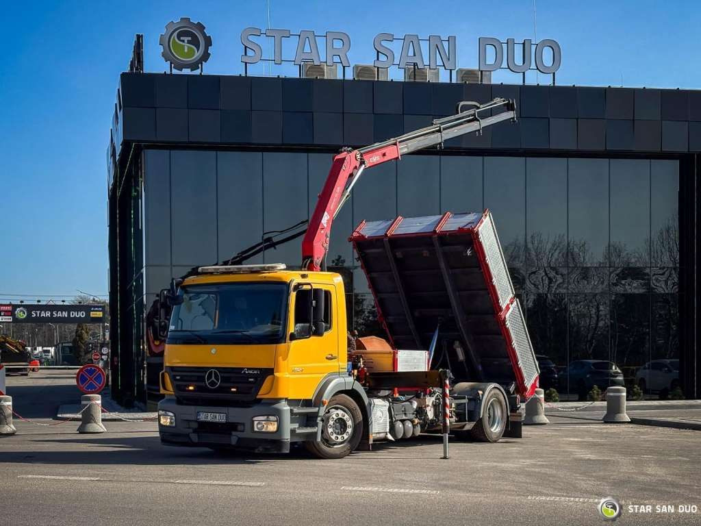 Mercedes-Benz AXOR 1824 4x2 HMF 975 HDS Crane Rotator Kipper Mercedes-Benz AXOR 1824 4x2 HMF 975 HDS Crane Rotator Kipper - Tipper: picture 1 Mercedes-Benz AXOR 1824 4x2 HMF 975 HDS Crane Rotator Kipper Mercedes-Benz AXOR 1824 4x2 HMF 975 HDS Crane Rotator Kipper - Tipper: picture 1