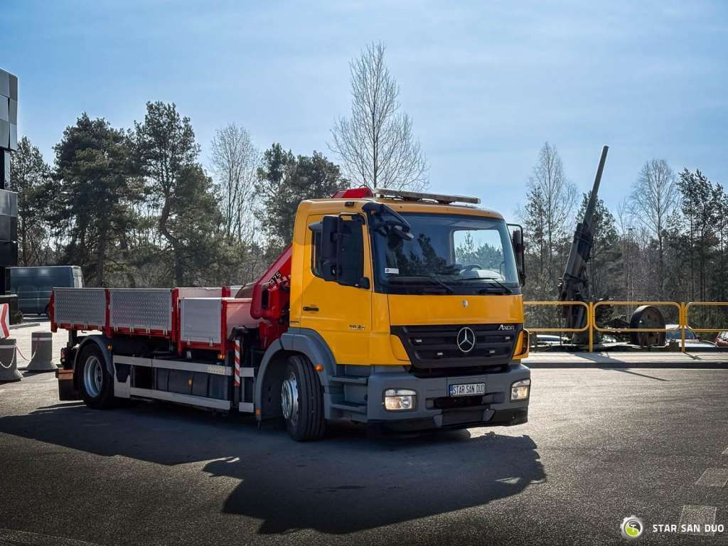 Crane truck, Tipper Mercedes-Benz  AXOR 1824 4x2 HMF 975 HDS Crane  Rotator Kipper Mercedes-Benz AXOR 1824 4x2 HMF 975 HDS Crane  Rotator Kipper: picture 13