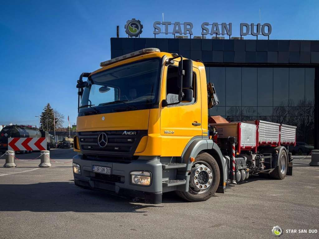 Mercedes-Benz AXOR 1824 4x2 HMF 975 HDS Crane Rotator Kipper Mercedes-Benz AXOR 1824 4x2 HMF 975 HDS Crane Rotator Kipper - Tipper: picture 3 Mercedes-Benz AXOR 1824 4x2 HMF 975 HDS Crane Rotator Kipper Mercedes-Benz AXOR 1824 4x2 HMF 975 HDS Crane Rotator Kipper - Tipper: picture 3