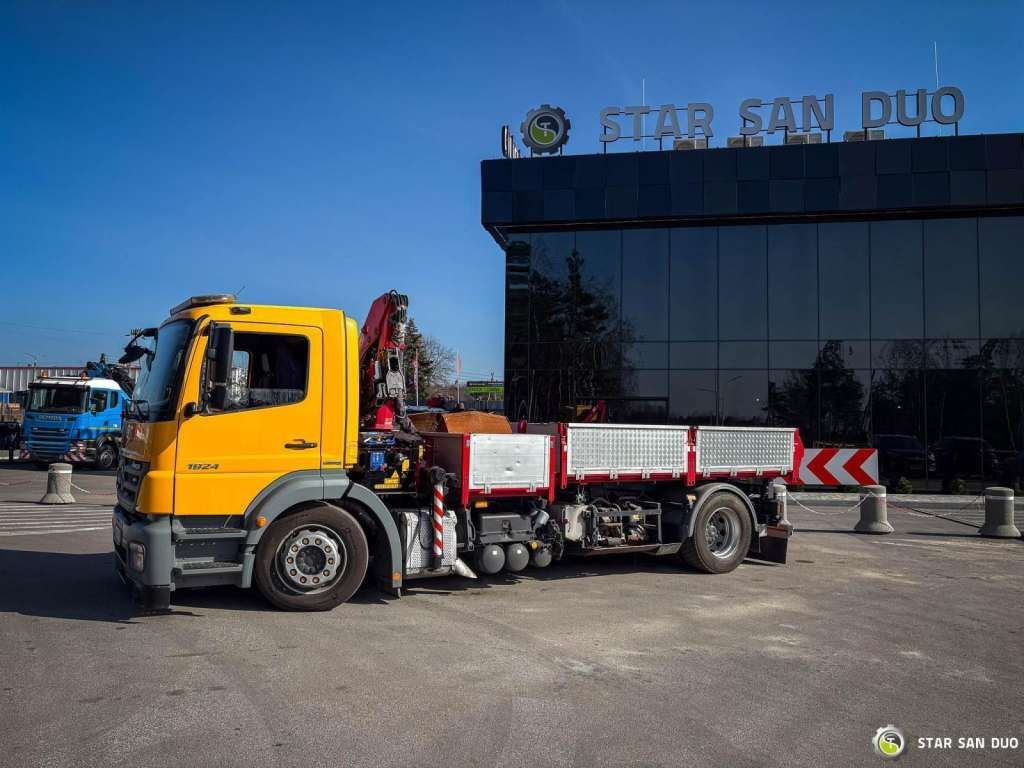 Crane truck, Tipper Mercedes-Benz  AXOR 1824 4x2 HMF 975 HDS Crane  Rotator Kipper Mercedes-Benz AXOR 1824 4x2 HMF 975 HDS Crane  Rotator Kipper: picture 7