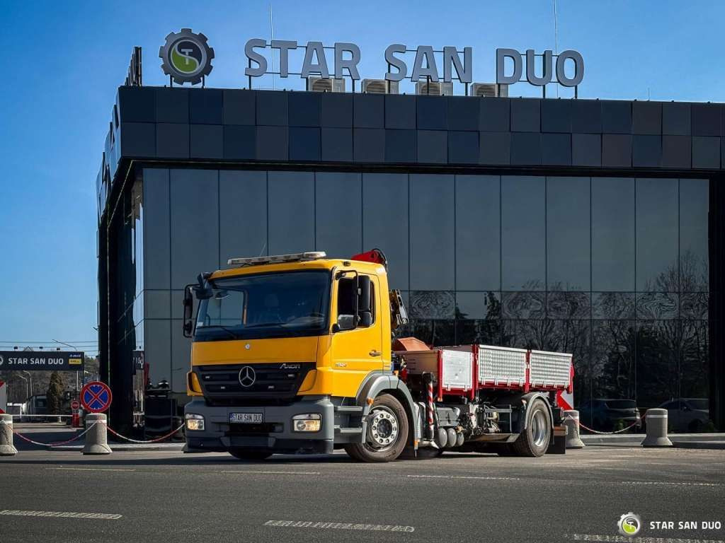 Crane truck, Tipper Mercedes-Benz  AXOR 1824 4x2 HMF 975 HDS Crane  Rotator Kipper Mercedes-Benz AXOR 1824 4x2 HMF 975 HDS Crane  Rotator Kipper: picture 11